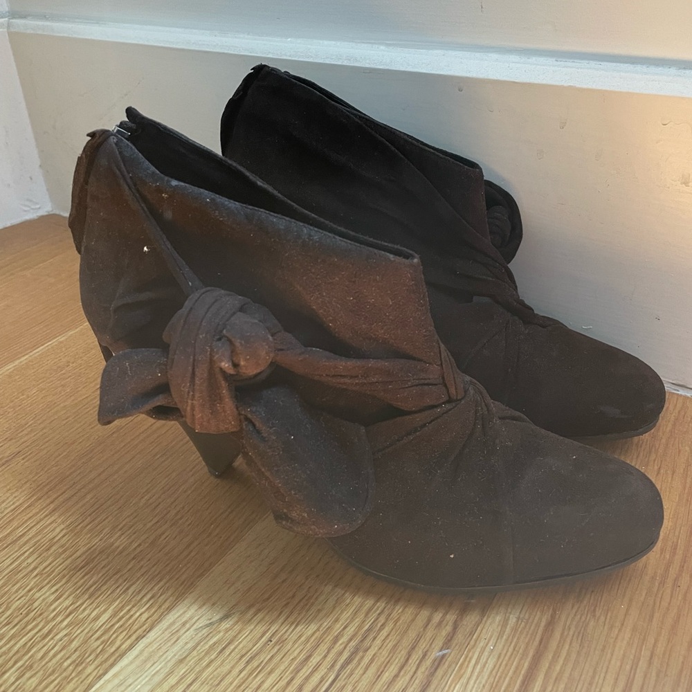 Barbara G brown bootie size 37 or 6.5 US
